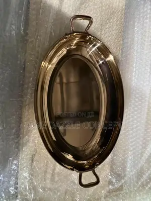 Oval Stainless Bowl