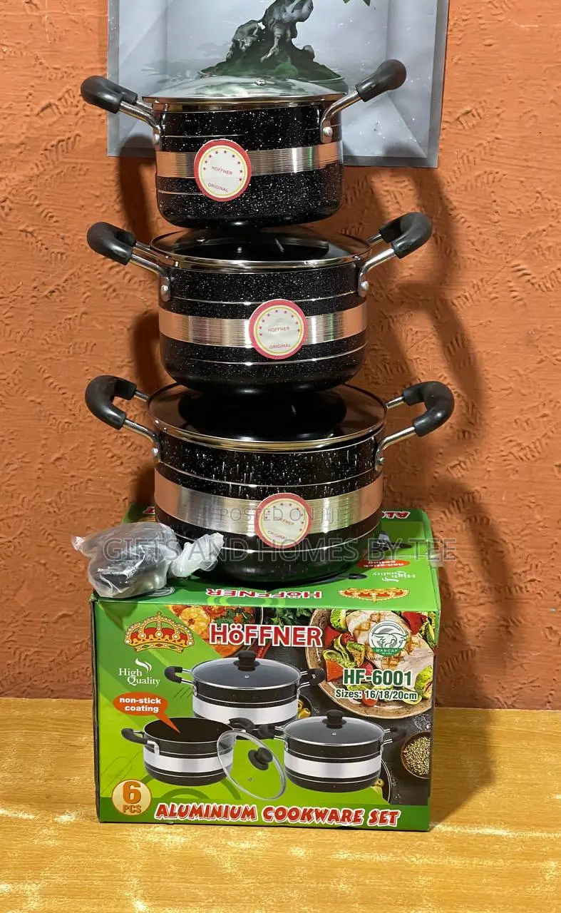 6pcs Hoffner Thickened Nonstick Pot Set