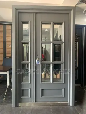 Extra Height 5ft Copper Glass Door