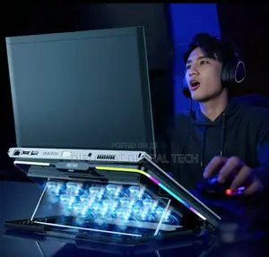 Laptop Cooling Pad and Stand With 15 Powerful Cooling Fans