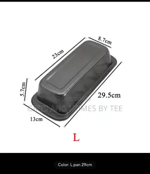 1pc Rectangular Non Stick Steel Loaf Baking Pan