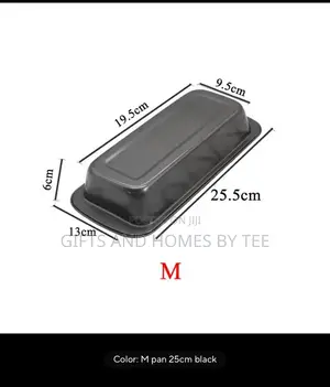 1pc Rectangular Non Stick Steel Loaf Baking Pan