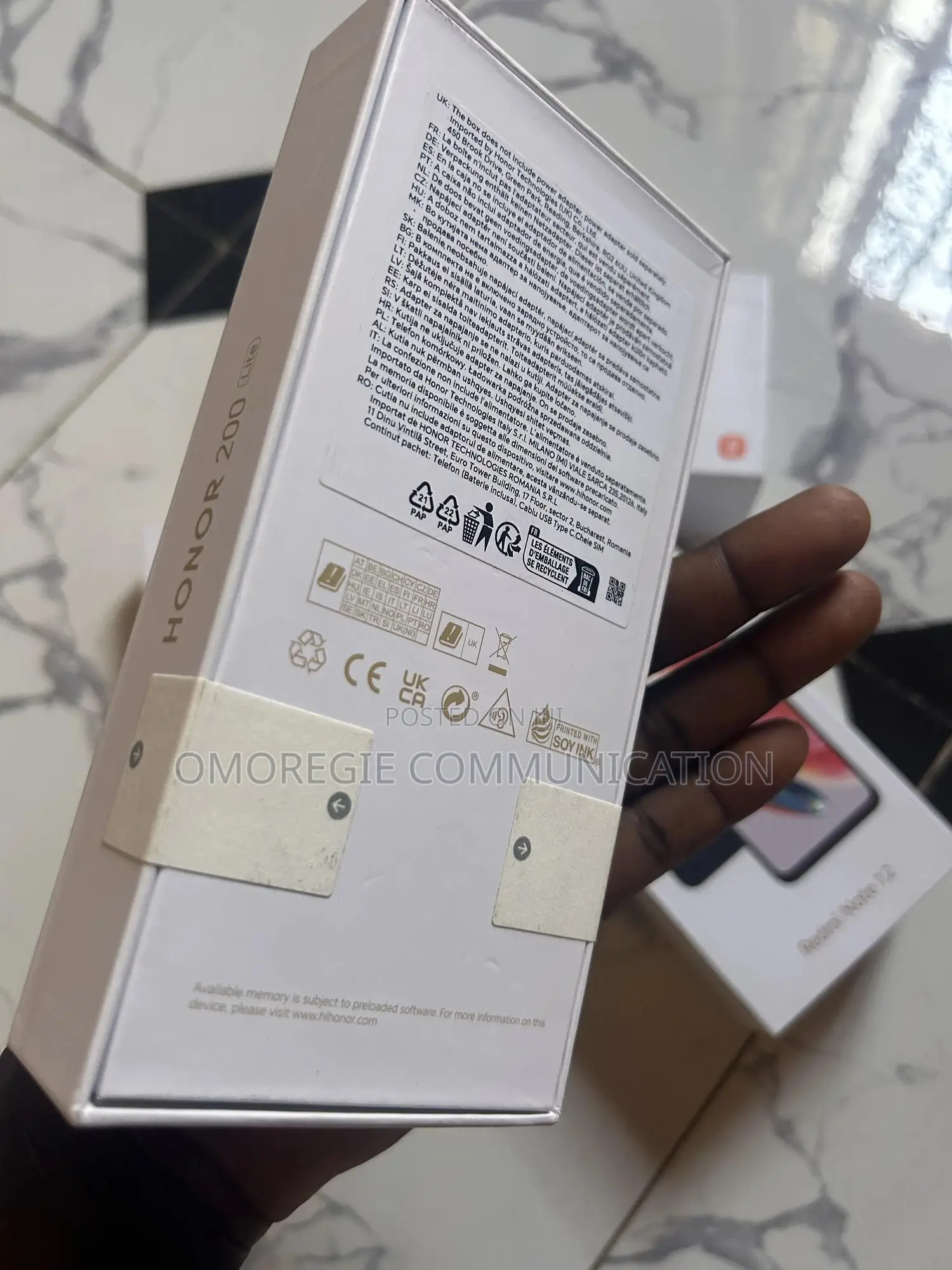 New Honor 200 Lite 12 GB Black