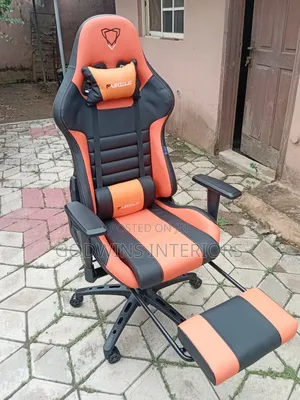 Exclusive Gaming Chair Orange and Black