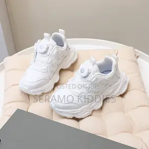 Photo - Children White Chunky Sole Sneakers