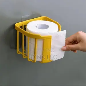 Plastic Toilet Roll Holder Holder Suction Cup