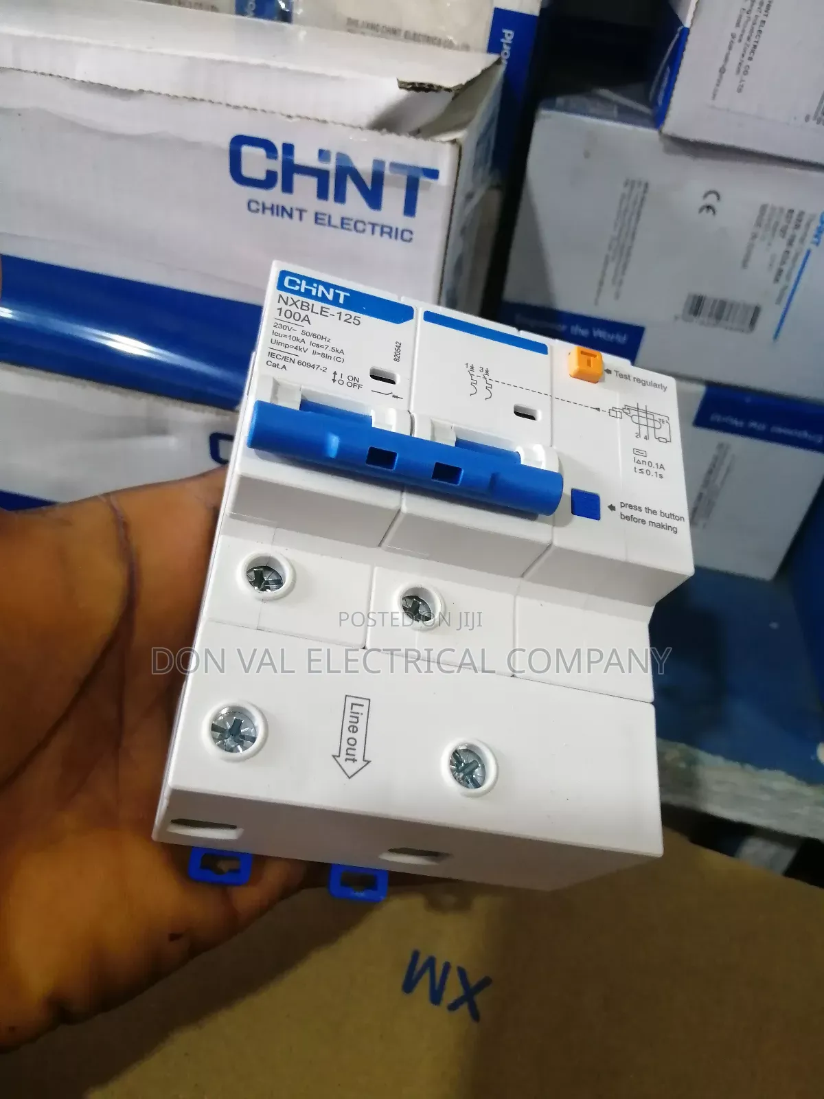 (Chint) RCB Circuit Breaker 100amp 2pole
