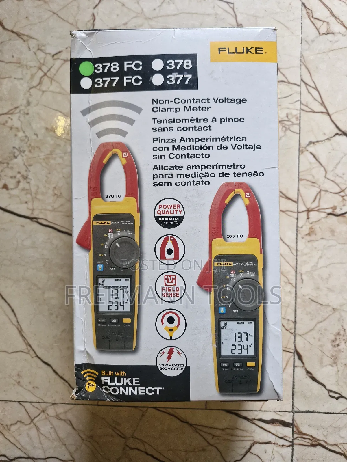 Fluke 378fc Non-Contact Voltage Clamp Meter