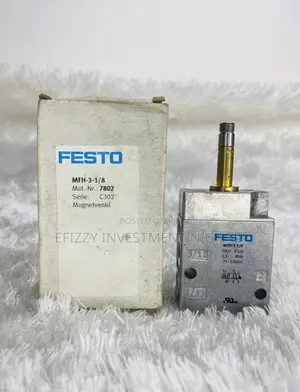 Festo 7802 MFH-3-1/8 Air Solenoid VLV 1.5-8bar (Sku: Efy019)