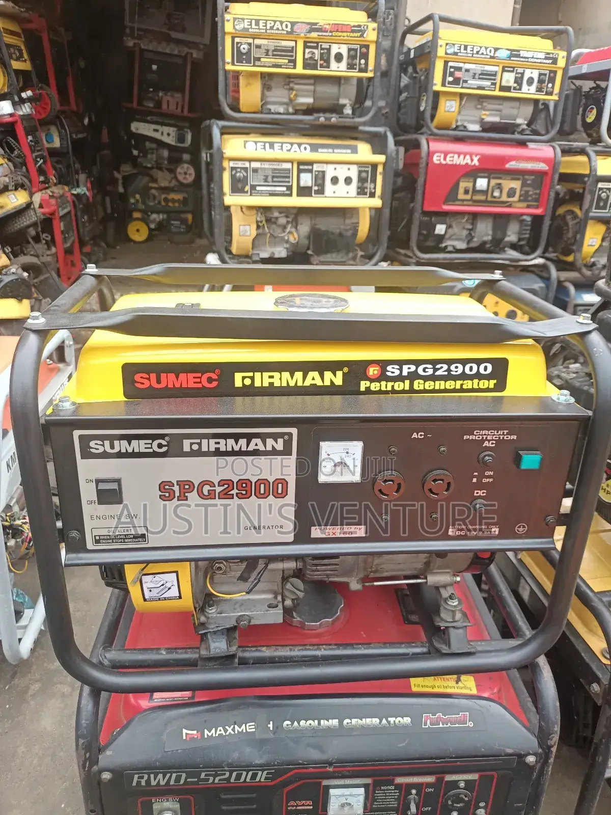 Used 2.9kva Firman Generator