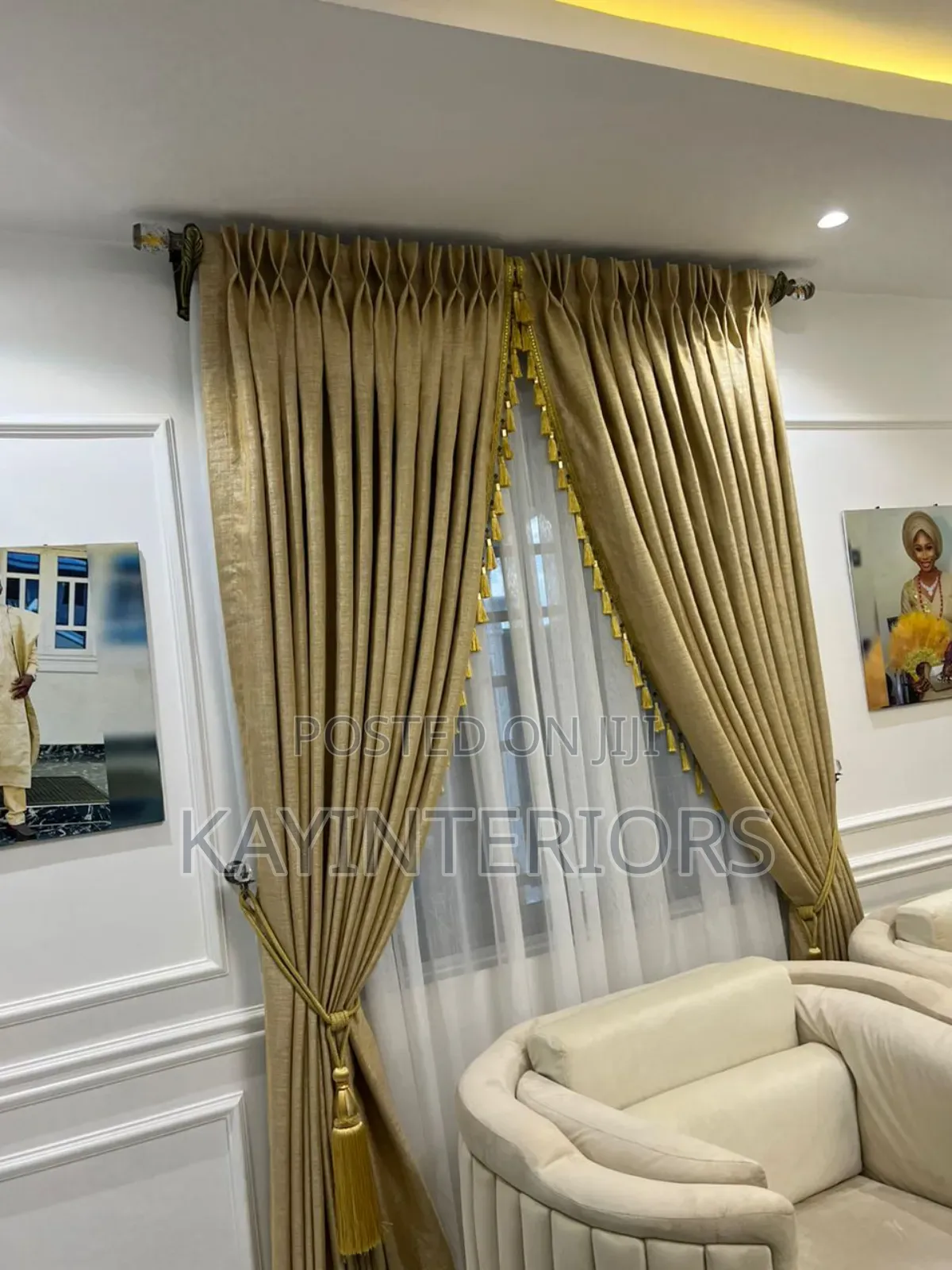 Gold Tradis Curtains