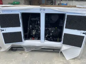Heavy-duty England Perkins Soundproof Diesel Generator100kva