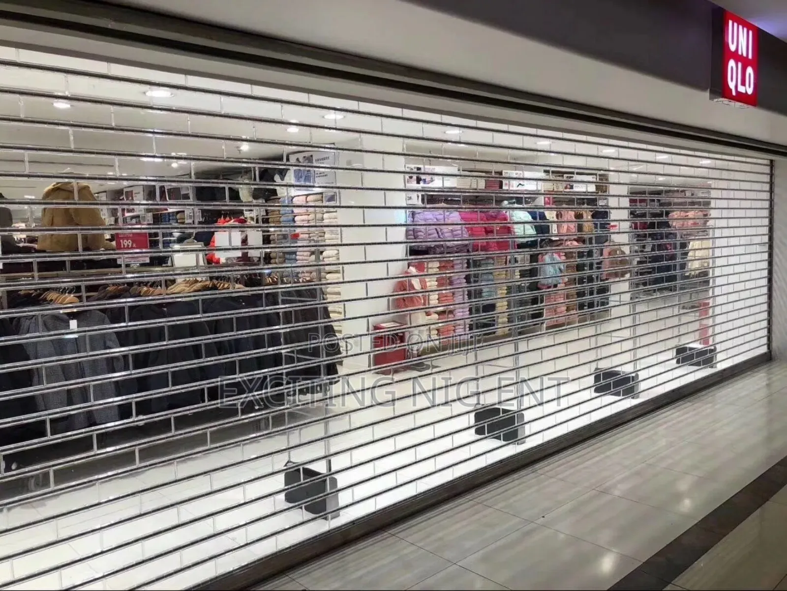 Polycarbonate Plastic Roller Shutter for Your Mall