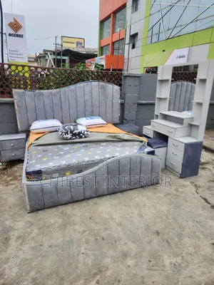 Grey 6by6 5ft Set of Bed Stand.