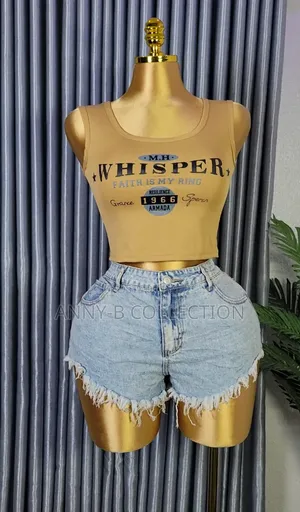 Photo - Thrift Ladies Crop Top Armless
