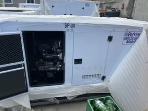 Heavy-duty England Perkins Soundproof Diesel Generator 80kva