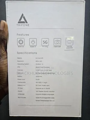 New Trifone X801 Pro 256 GB Black