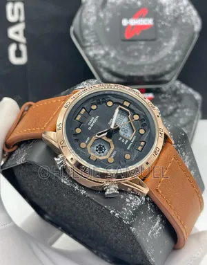 Photo - High Quality Men Leather Dual Time