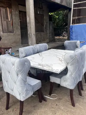 6 Chairs Dining Table