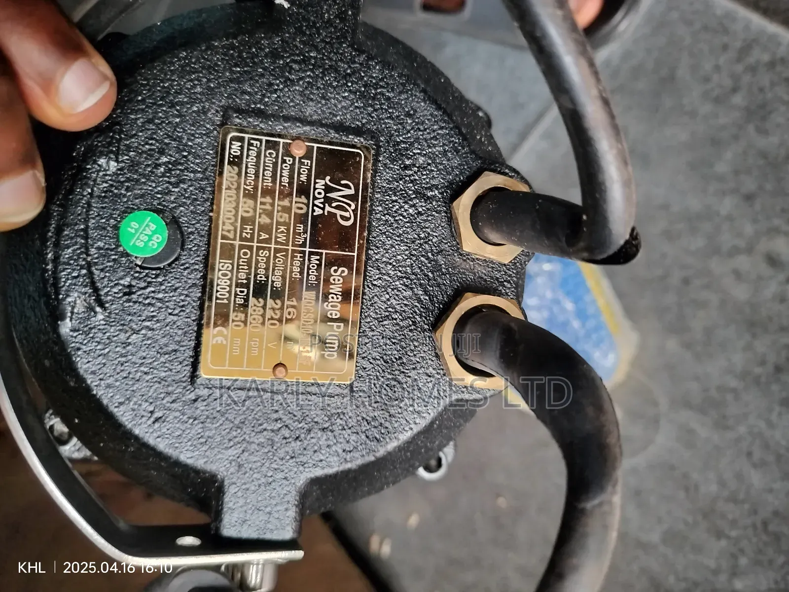 Sewage Pumping Machine 2hp