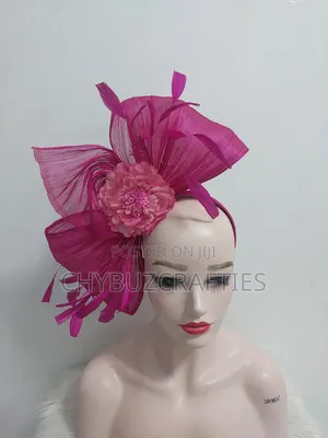 Silk Abaca Material in Fuchia Pink