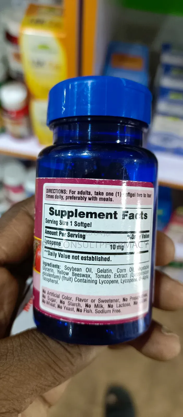 Puritans Pride Lycopene 10mg X 100