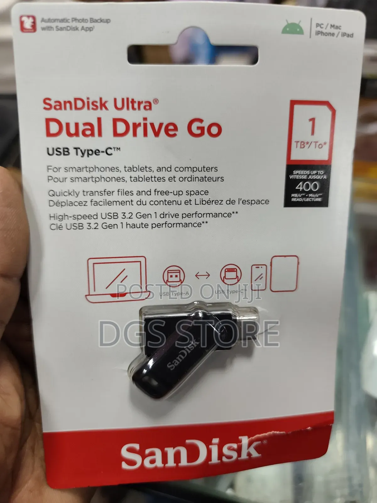 Sandisk Ultra Dual Drive Go Usb Type C 1tb