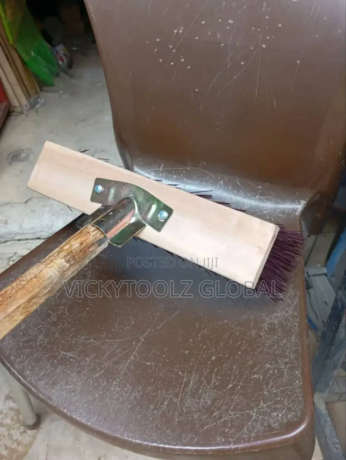 Hard Brush With Handle