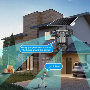 V380 Pro Original 3 Lens 4g Solar Camera Hd 12mp