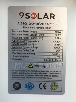 400w Mono Solar Panel