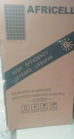 Best Brand 400watts Mono Africell Panel