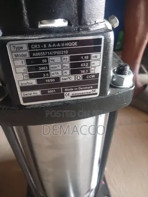 Grundfos Vertical Pump 2 Horsepower