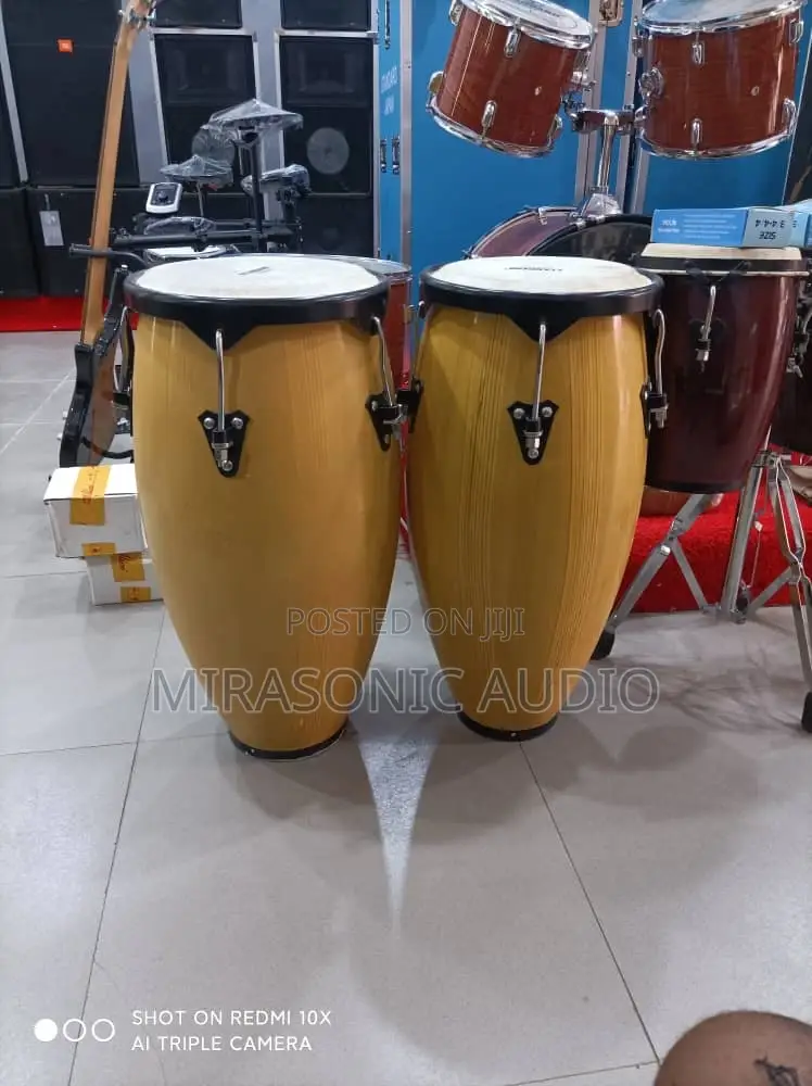Premier Conga Drums With Complete Accessories