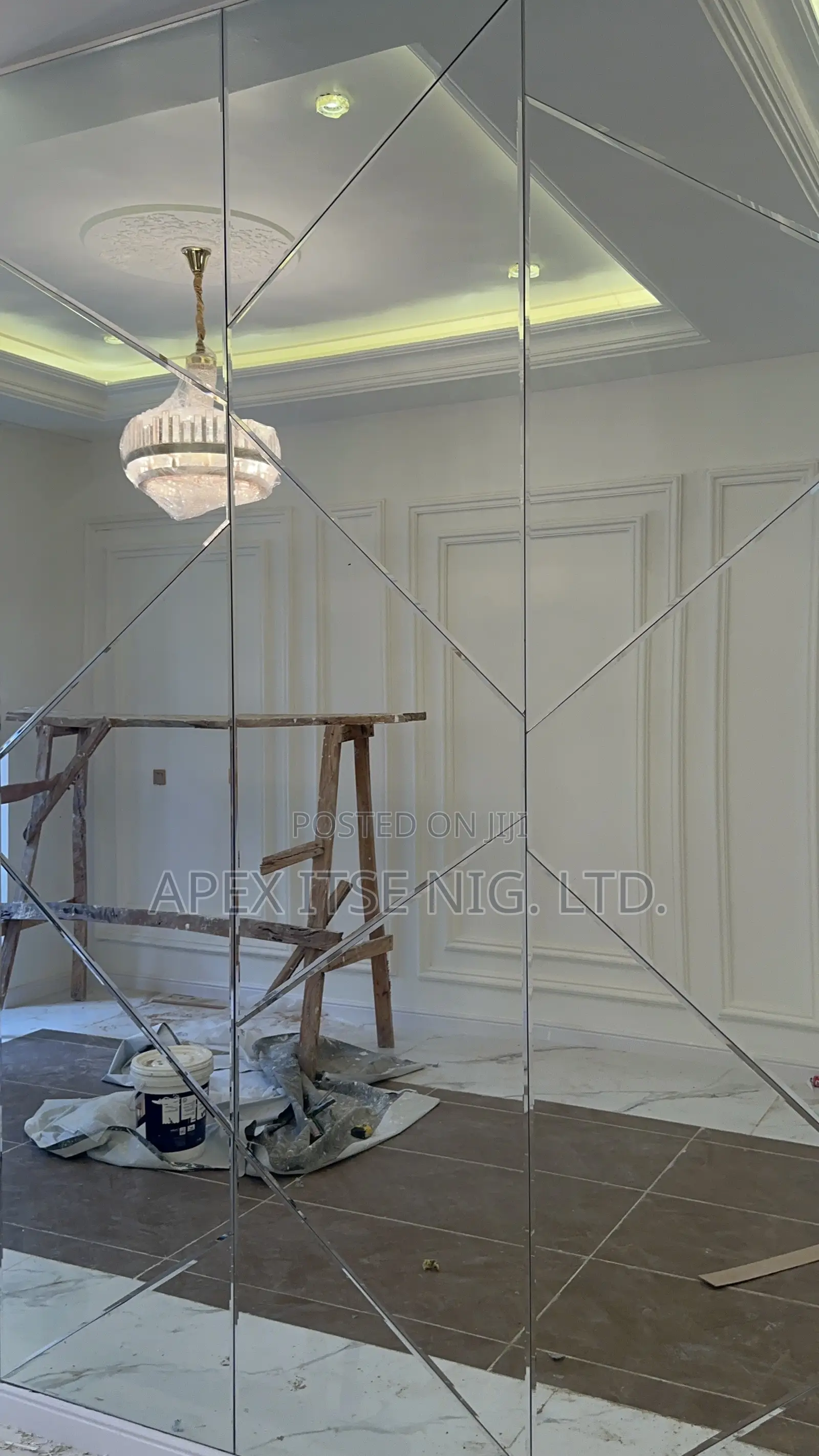 Luxury Beveled Mirror For Dining