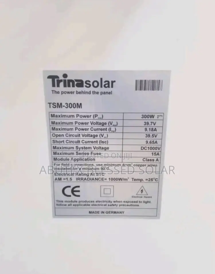 300watt Trina Solar Panel Mono