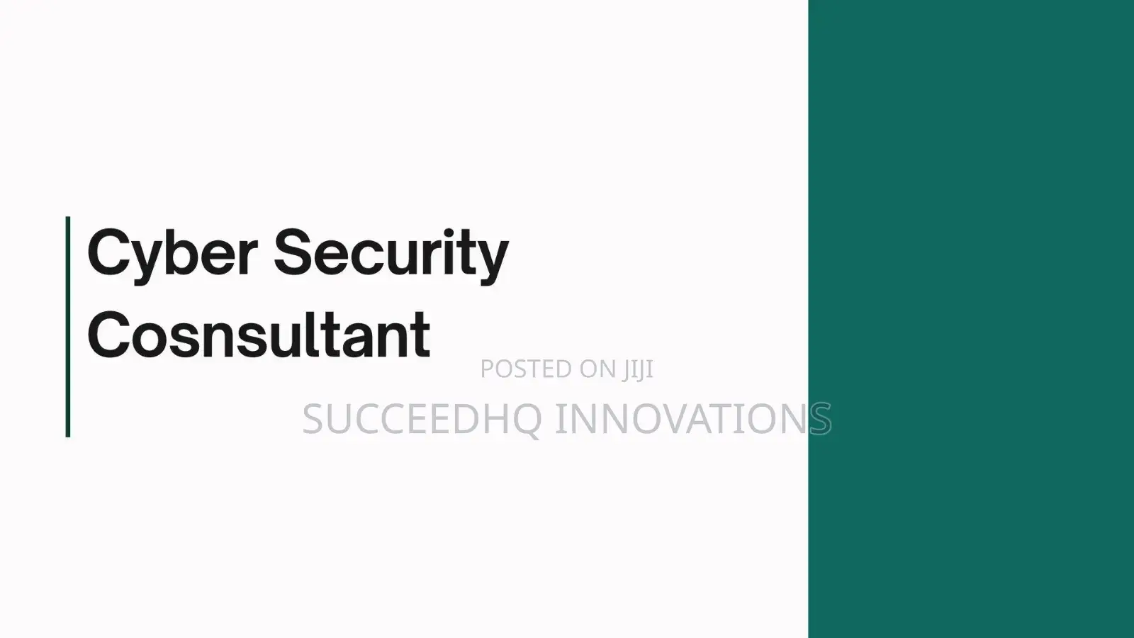 Cybersecurity Penetration Testing Specialist (Consultant)