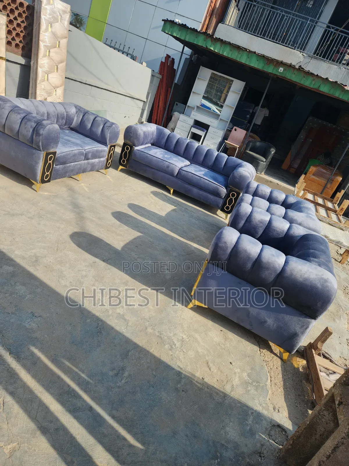 Luxury Unique 7 Seaters Fabric Sofa.