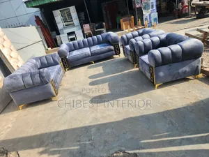 Standard Padded Upholstery 7 Seaters Sofa.
