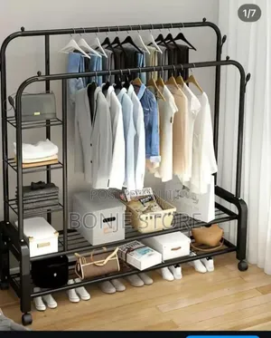 Photo - 70 Kg Heavy Duty Double Pole Boutique Hanger