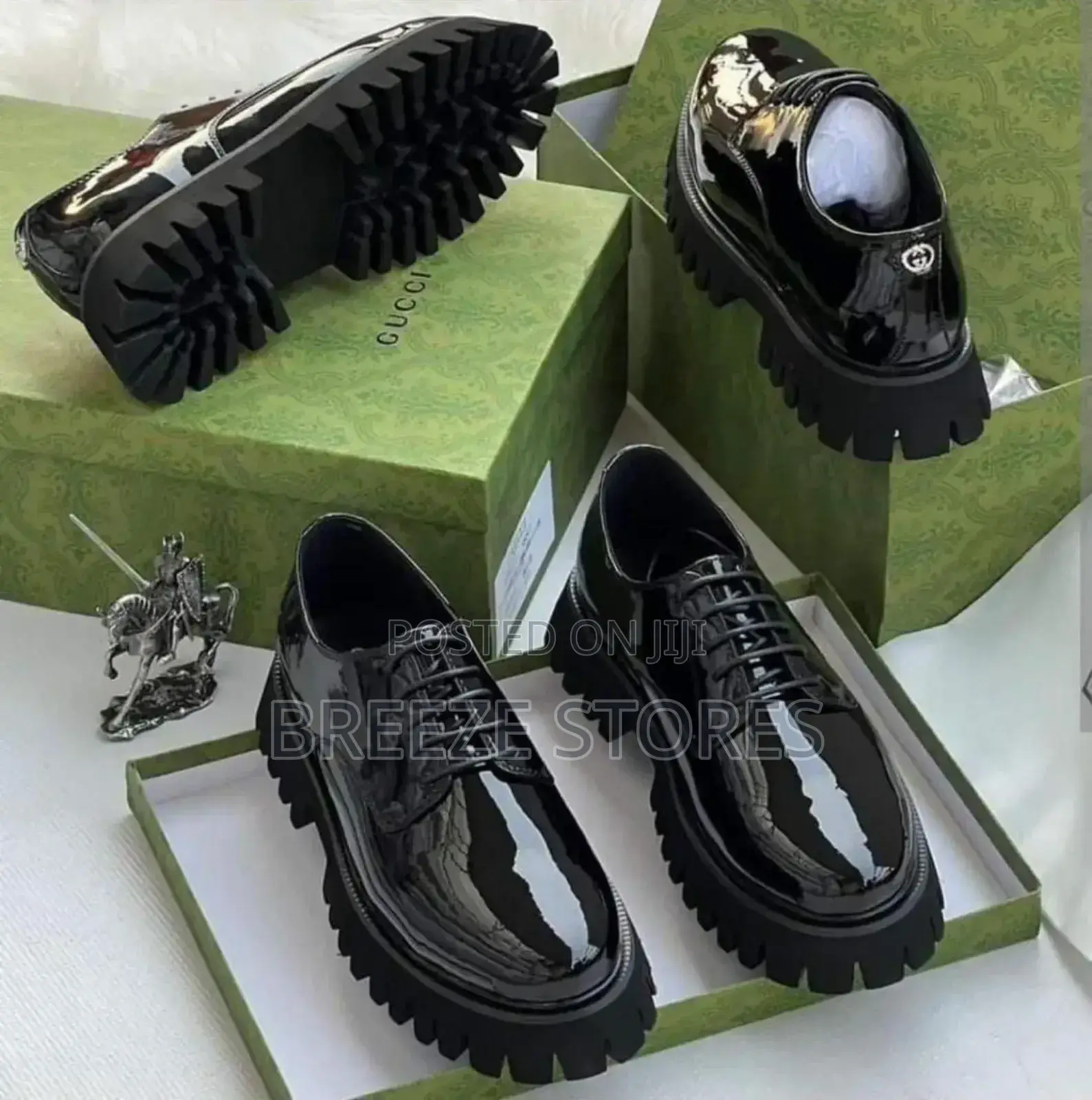 Gucci Corporate Glossy Oxfords
