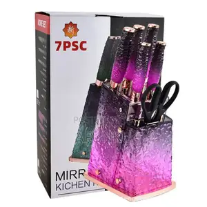 7pcs Quality Mirror Knife Set