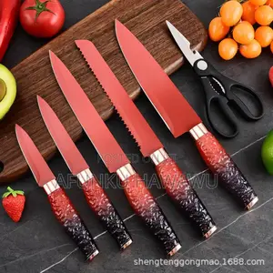 7pcs Quality Mirror Knife Set