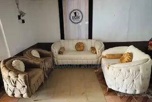 Set of Chair , 3 Seater, 2 Seater 2 Singles, Throw Pillows
