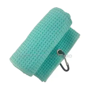 Golf Towels With Clip Available in Multiple Colours