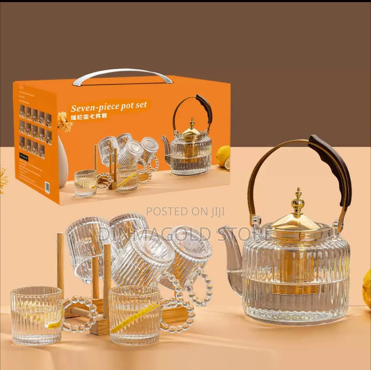 1000ml Glass Tea Pot