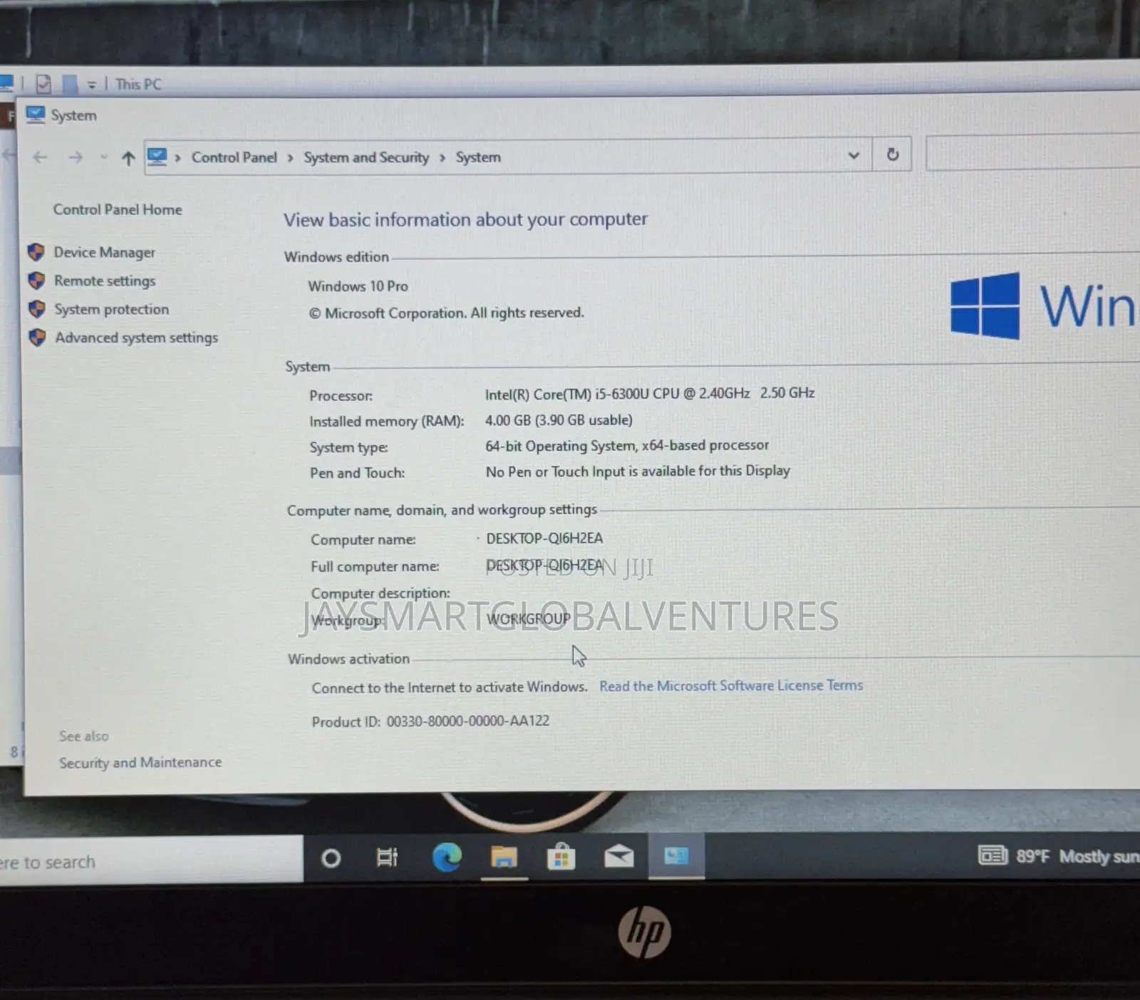 Laptop HP ProBook 440 G3 4GB Intel Core i5 HDD 500GB