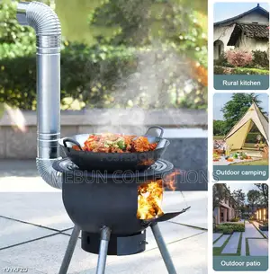 Outdoor Standing Fire and Charcoal Stove 43cm