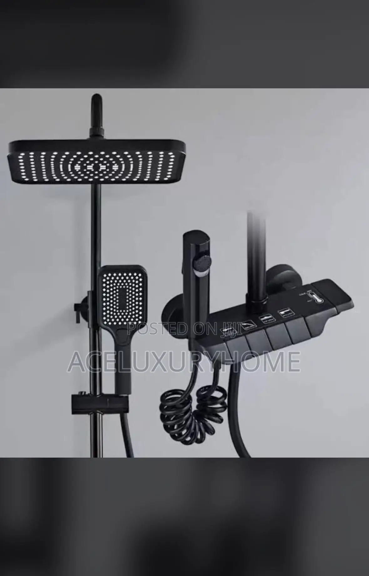 Shower Piano Shape