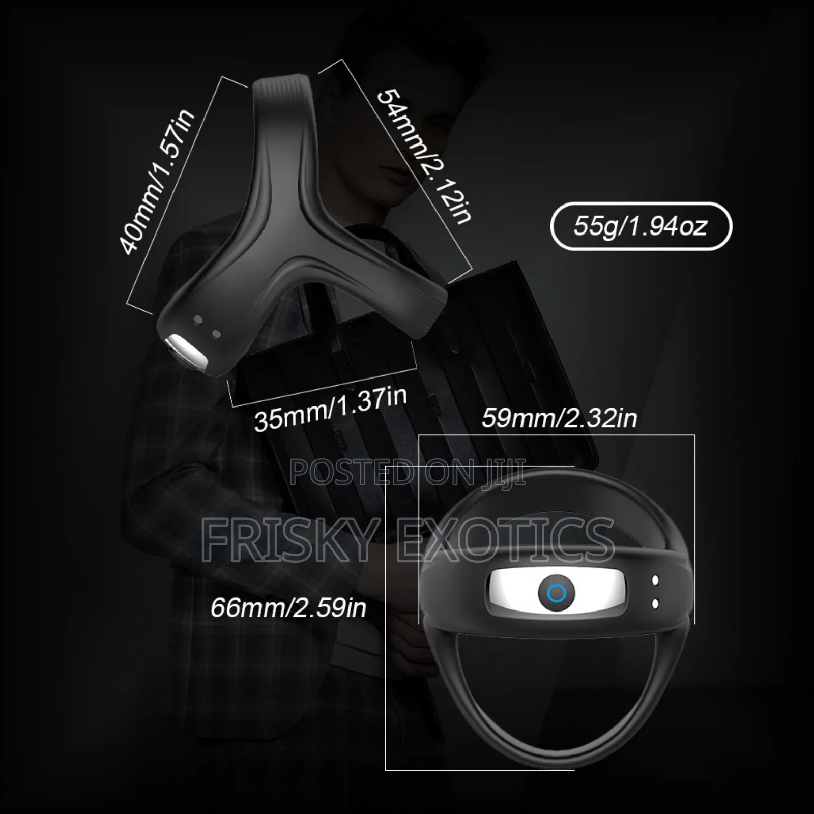 Rechargeable Vibrating Cock Ring