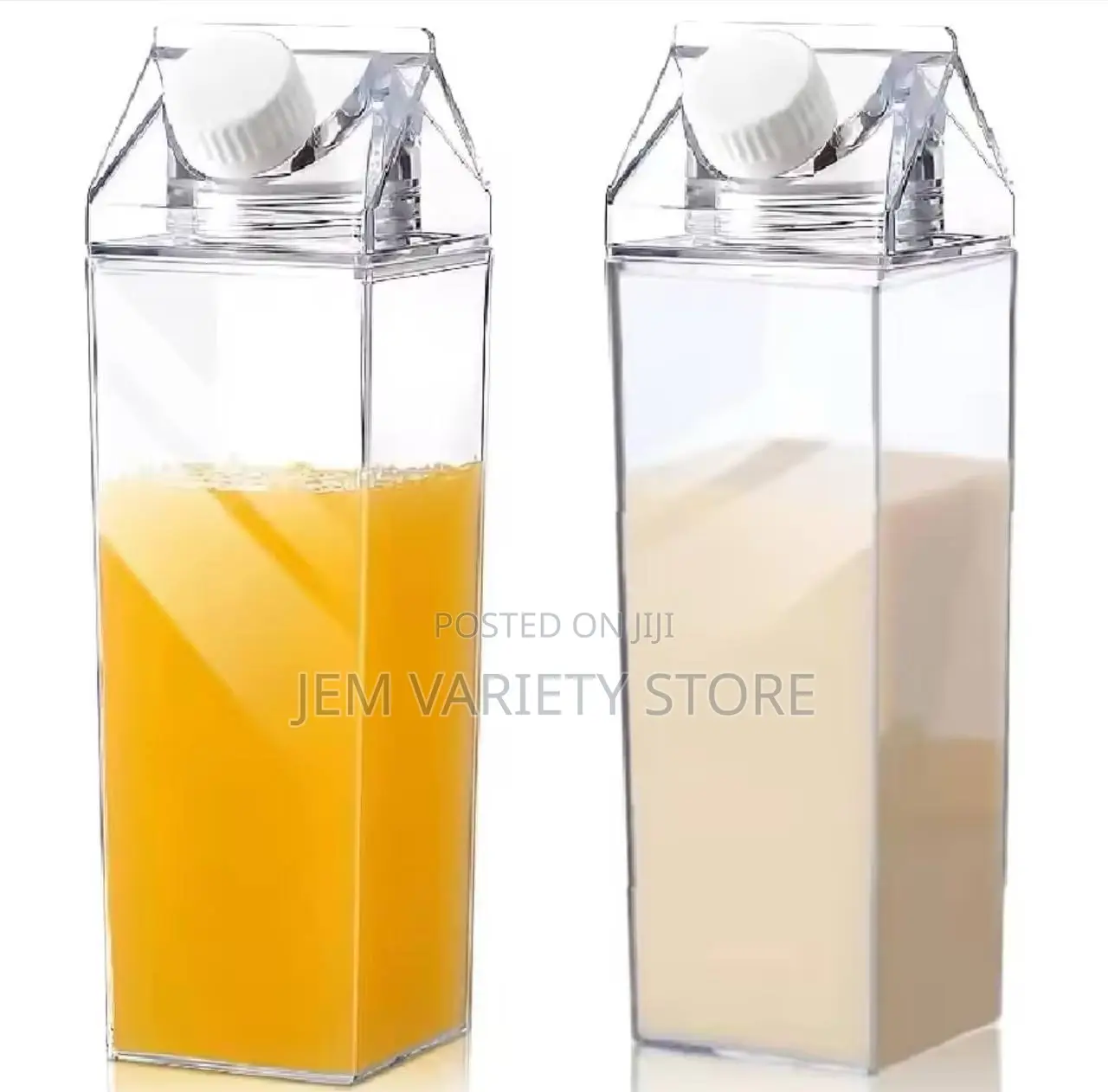 Milk / Juice Transparent Bottle
